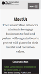 Mobile Screenshot of conservationalliance.com